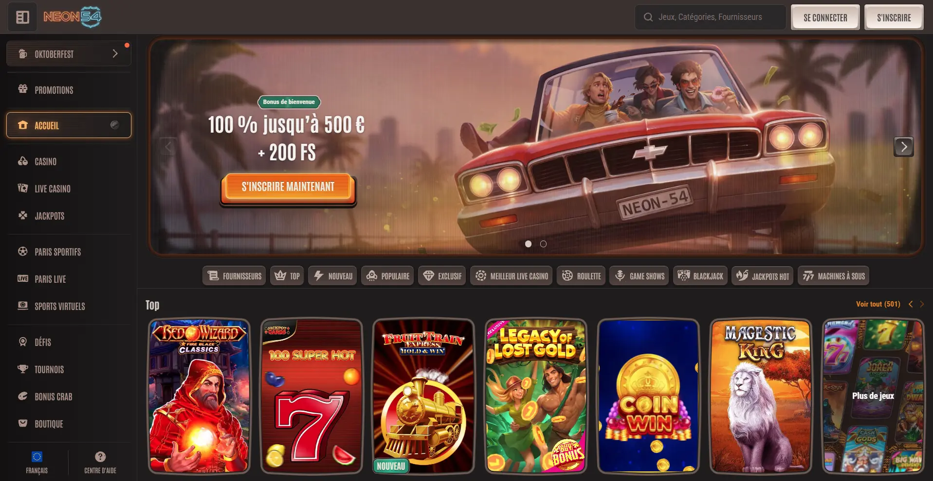 Bonus et promotions des meilleurs casinos en ligne